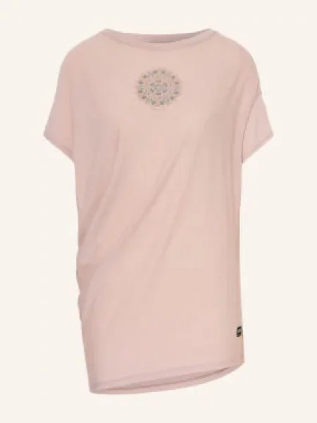 Super.Natural Koszulka Funkcyjna Ornamental Loose Z Wełną Merynosową rosa