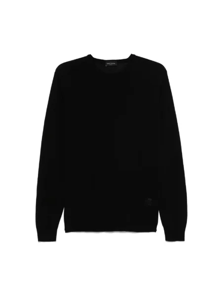 Sweter Roberto Collina czarny
