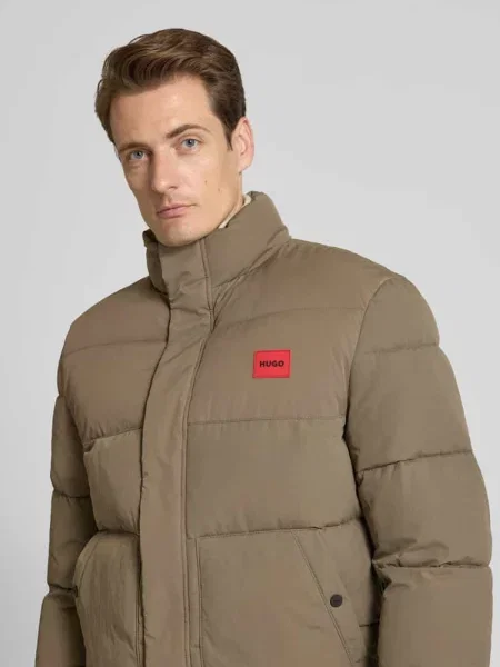 Kurtka pikowana o kroju regular fit ze stójką model Hugo