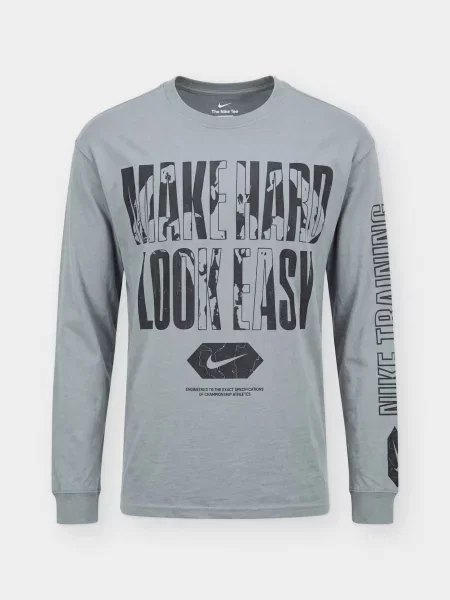 NIKE Funkčné tričko sivá čierna