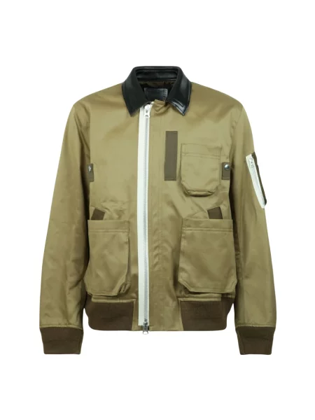 Kurtka bomber Sacai beżowy