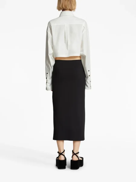 Cropp cămașă Proenza Schouler din poplin alb
