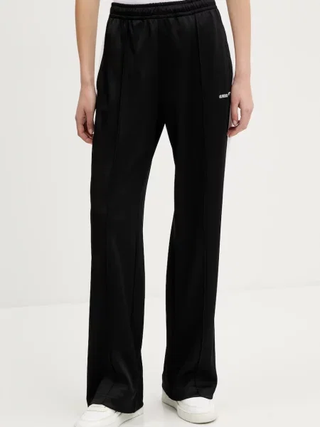 GUESS JEANS Pantaloni / alb negru