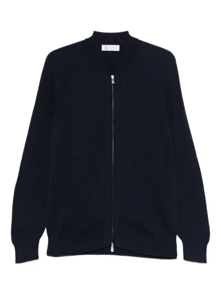 Pulover Brunello Cucinelli albastru