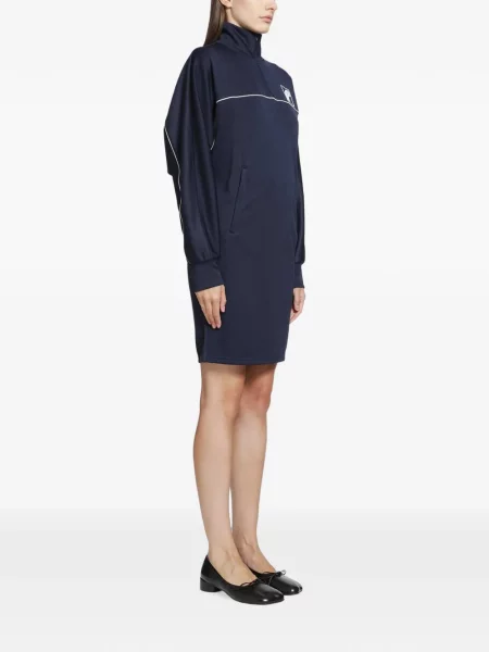 Rochie mini Mm6 Maison Margiela cu imagine albastru
