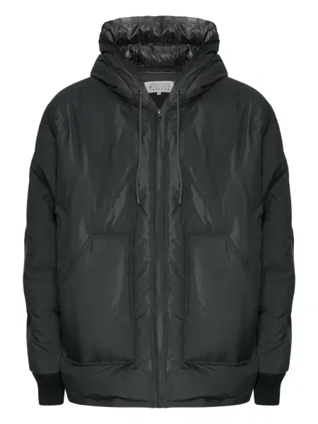 Geacă Maison Margiela cu glugă negru