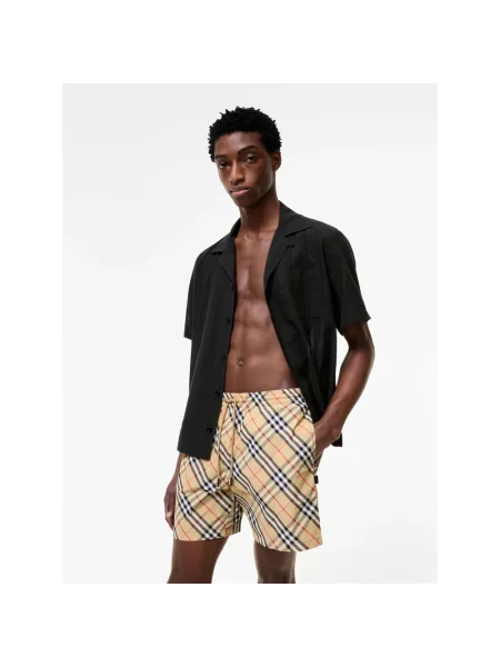 Kąpielówki Burberry beżowe