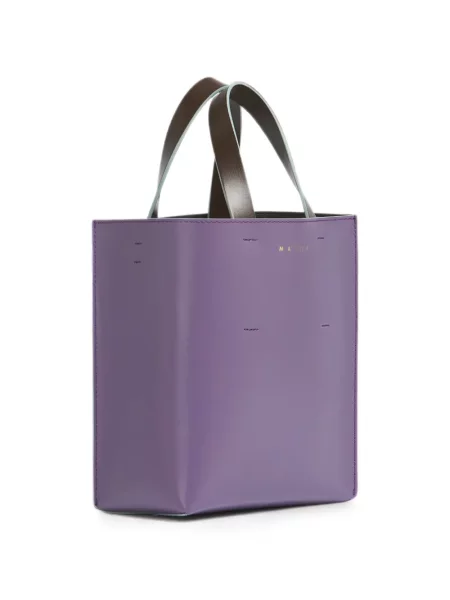 Geantă Marni din piele violet