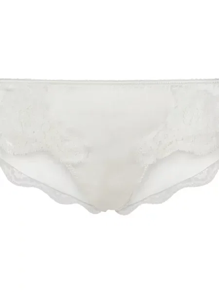 Květinové krajkové kalhotky Dolce & Gabbana bílé