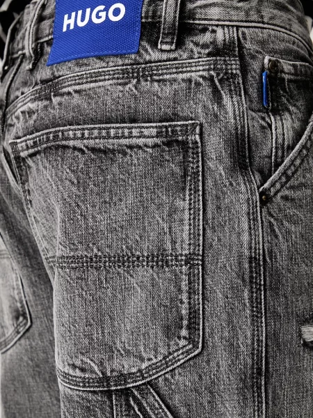 HUGO Blue джинси straight сині