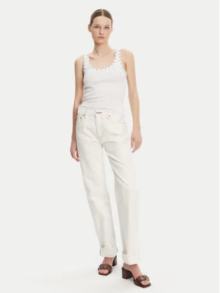 Calvin Klein Jeans Jeansy Écru