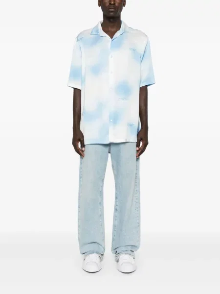 Cămașă Off-white cu gradient alb