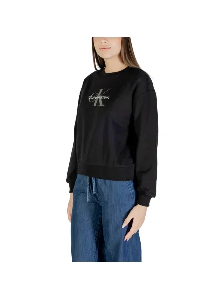 Geacă de blugi Calvin Klein Jeans negru