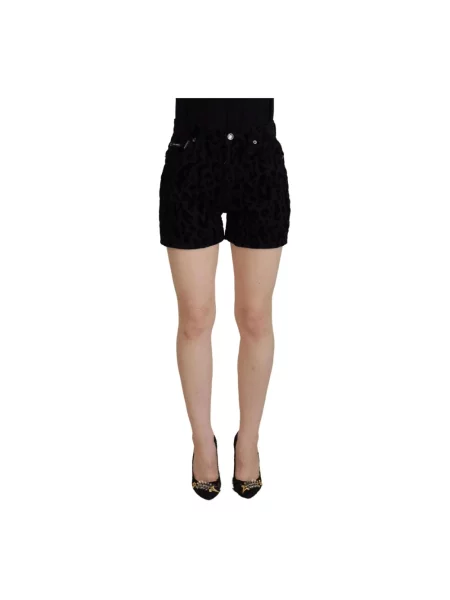 Szorty jeansowe Dolce And Gabbana czarne