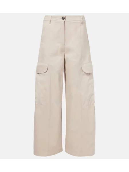 Pantaloni cargo 's Max Mara alb