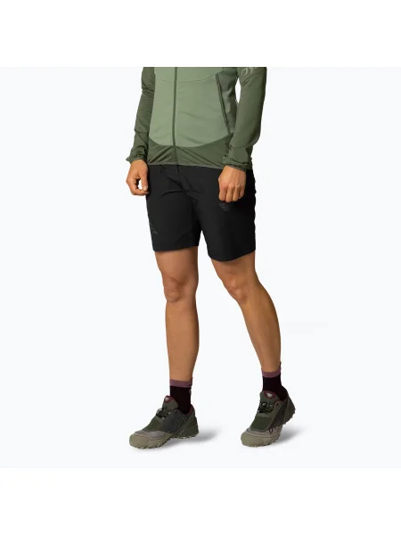 Pantaloni scurți de trekking pentru femei DYNAFIT Transalper Light Dynastretch black out negru