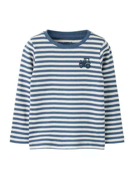 NAME IT Tricou NMMVilly bleumarin / safir alb
