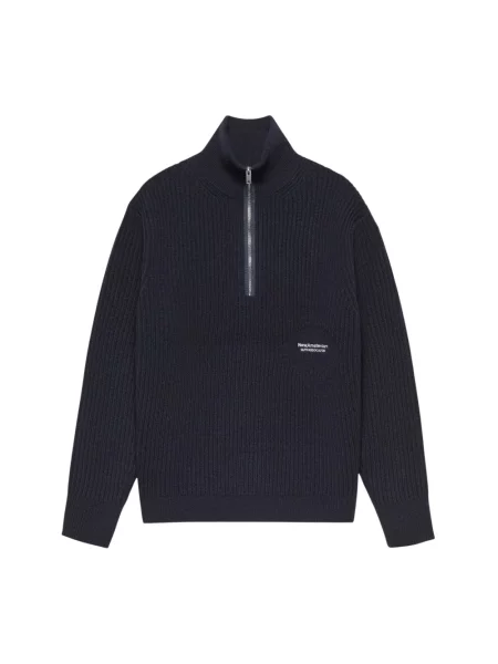 Dzianinowy sweter z golfem New Amsterdam Surf Association niebieski
