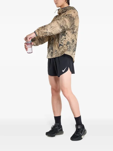 Curea Nike cu glugă cu tepi cu model floral alb