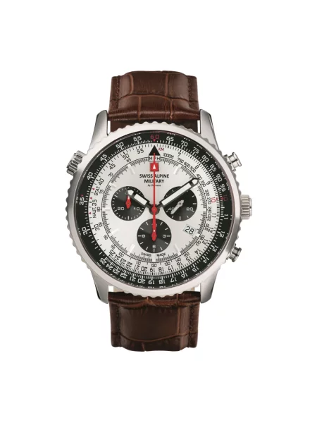 Zegarek Swiss Alpine Military brązowy