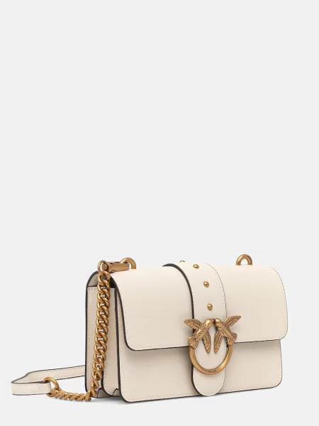 Geanta crossbody Pinko din piele bej