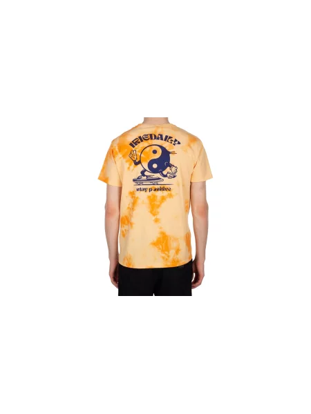 IrieDaily Batique Tee Juicy Mężczyźni Koszulki IrieDaily Żółty Size: M pomarańczowa
