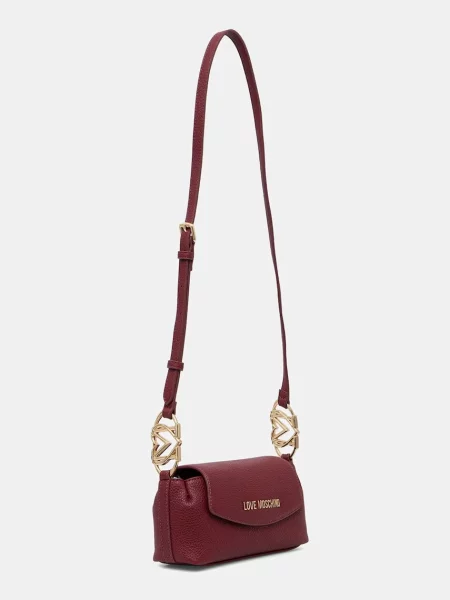 Кожаная сумка через плечо Love Moschino