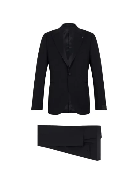 Costum Tagliatore cu rever albastru