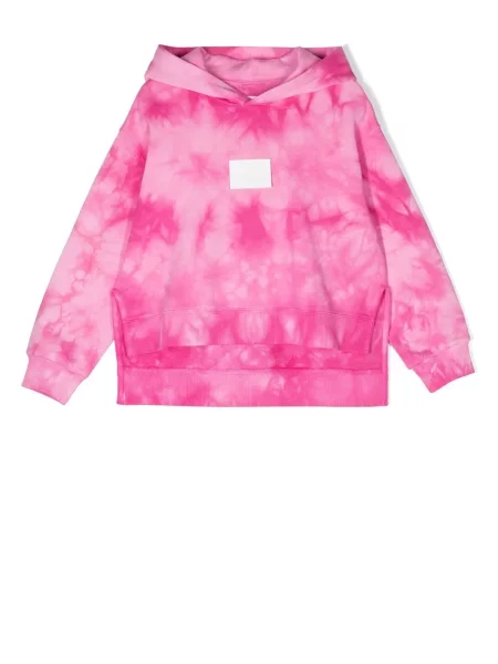 Bluza z kapturem dziecięca Mm6 Maison Margiela różowa