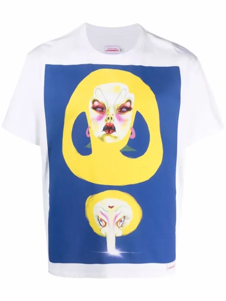 Tricou Charles Jeffrey Loverboy alb