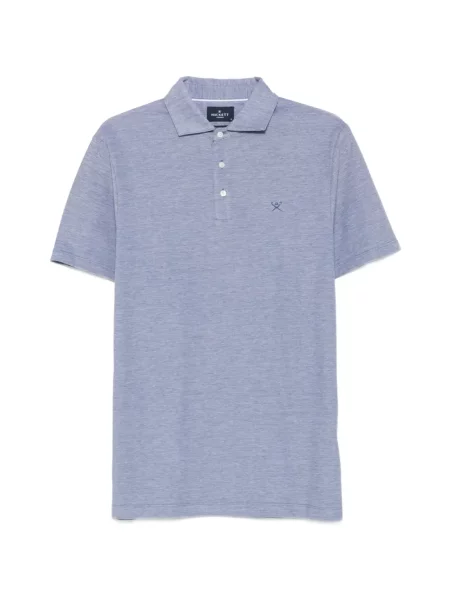 Tricou polo Hackett London cu broderie albastru