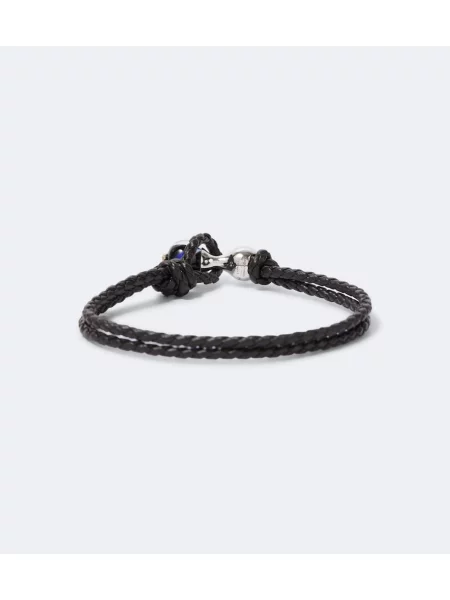 Brăţară Bottega Veneta din piele maro