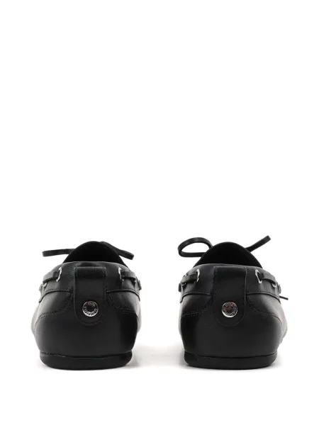 Δερμάτινα loafers Karl Lagerfeld με κορδόνια μαύρο