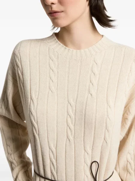 Cu centură rochie maxi Peserico tricotate