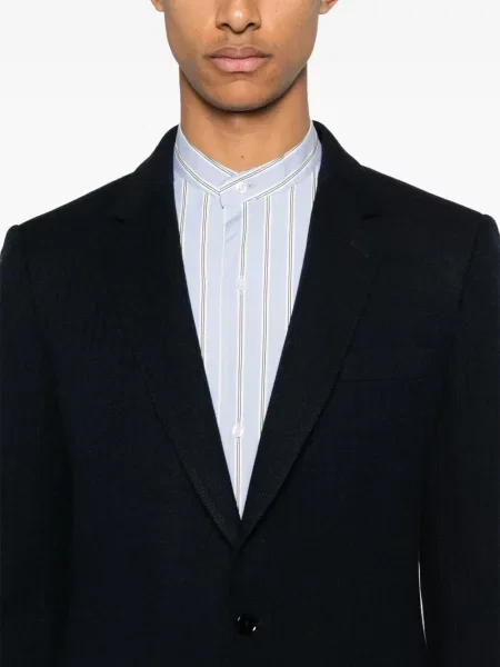 Sacou Fursac cu model herringbone albastru