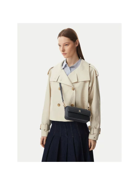 Tommy Hilfiger torebka crossbody z imitacji skóry czarna