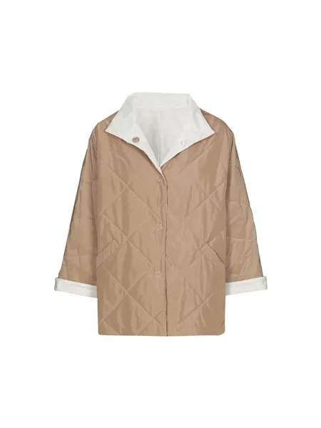 Kurtka Marie Méro dwustronna beżowa