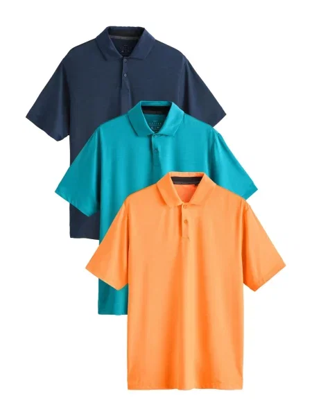 Next Funkcionalna majica mornarska / petrol oranžna