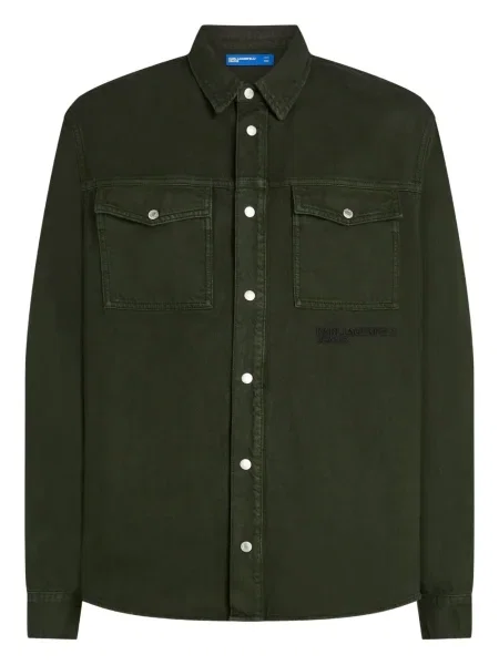 Риза Karl Lagerfeld Jeans зелено