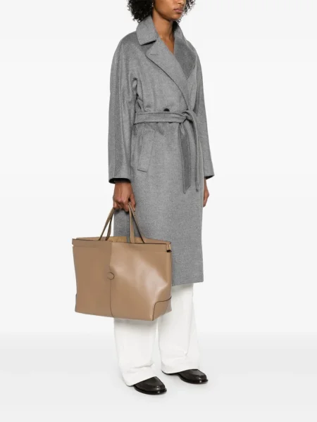 Geanta de piele Tod's din piele maro