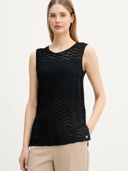Joseph Ribkoff top pentru femei cu vâscoză negru