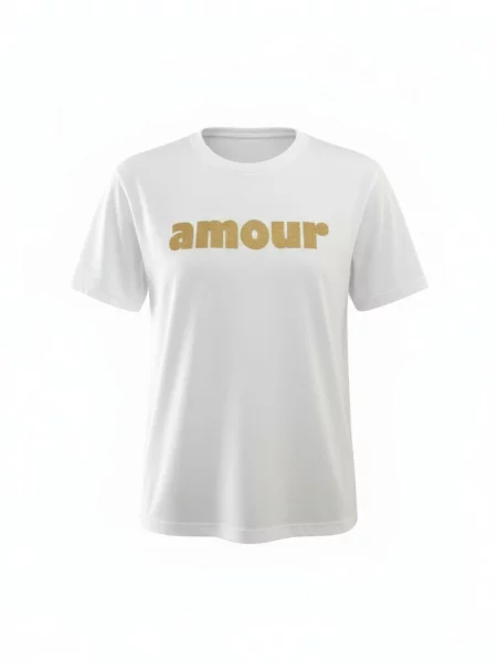 Studioselect Tricou Cassia auriu alb