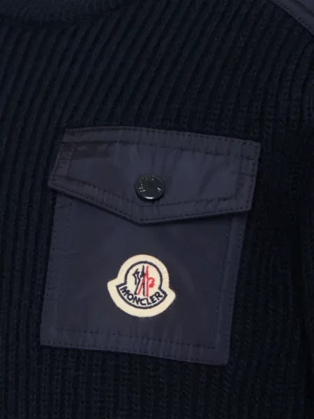 Sweter dziecięcy Moncler Enfant niebieski