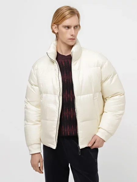 Emporio Armani Пуховик Молочний 
