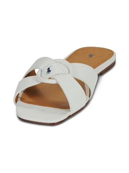 Inel Polo Ralph Lauren din piele alb