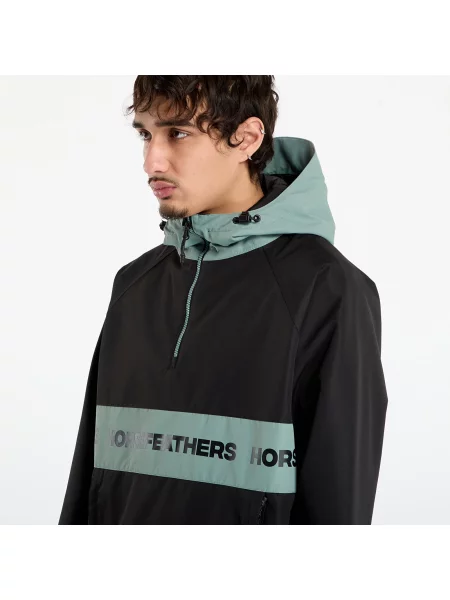 Яке Horsefeathers Gordie Jacket Black/ Iceberg Green XL черно
