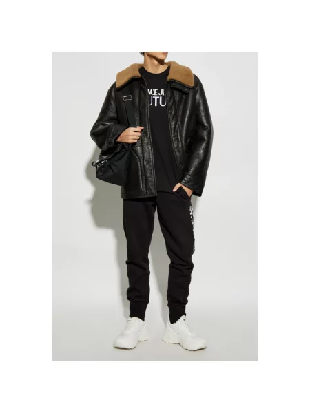 Koszulka Versace Jeans Couture czarna