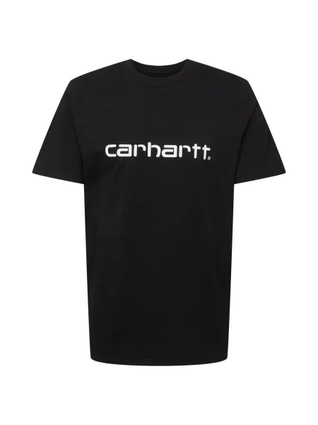Tricou Carhartt WIP S/S Script T-Shirt Black/ White M alb