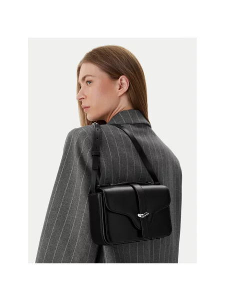Emporio Armani torebka skórzana czarna