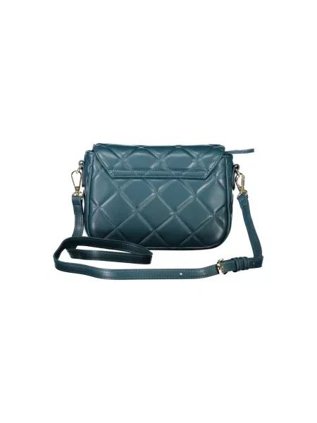 Lniana torebka crossbody Valentino By Mario Valentino zielona